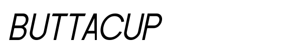 Buttacup font preview